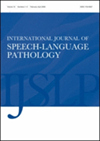 International Journal of Speech-Language Pathology杂志封面